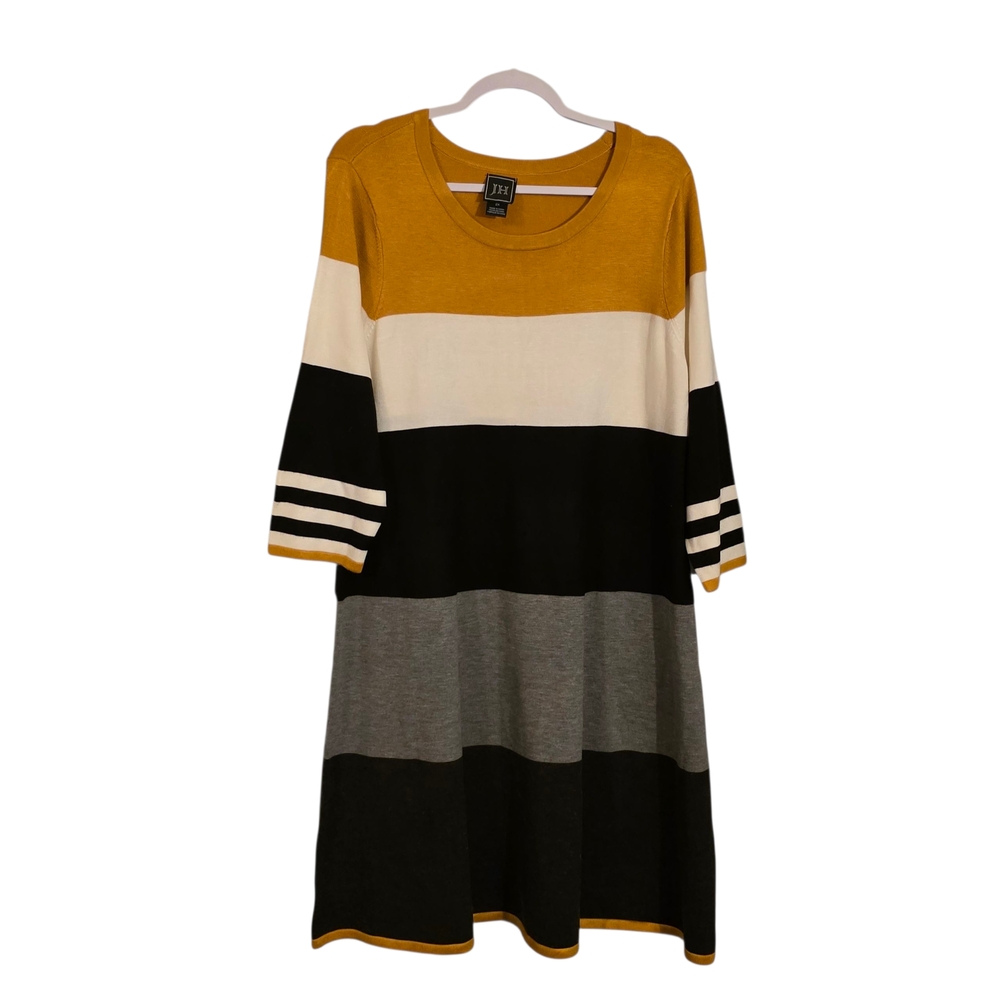 Striped Sweater Dress, NWT, Size 2X